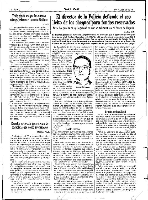 ABC MADRID 28-12-1994 página 22