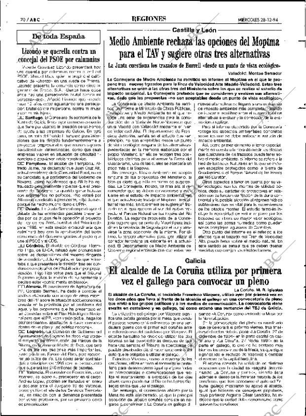 ABC MADRID 28-12-1994 página 70
