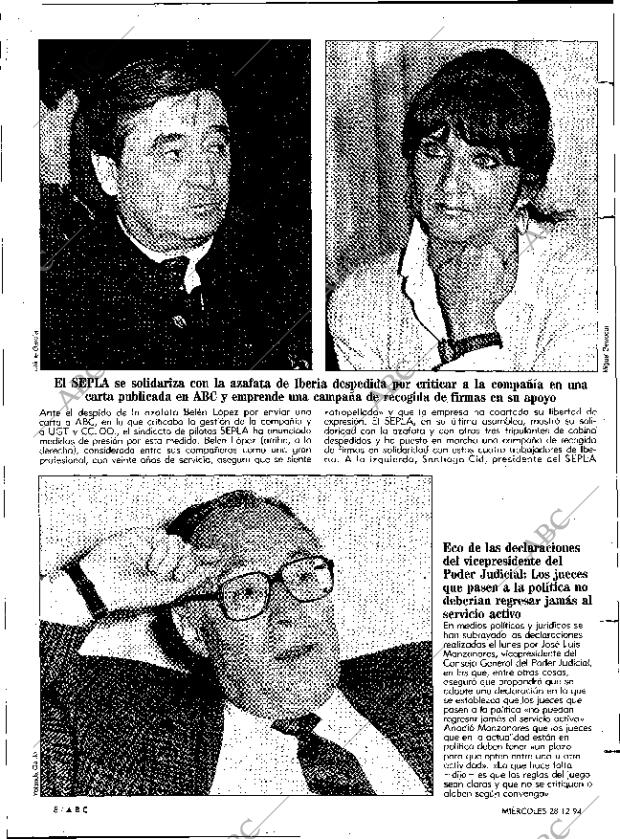 ABC MADRID 28-12-1994 página 8