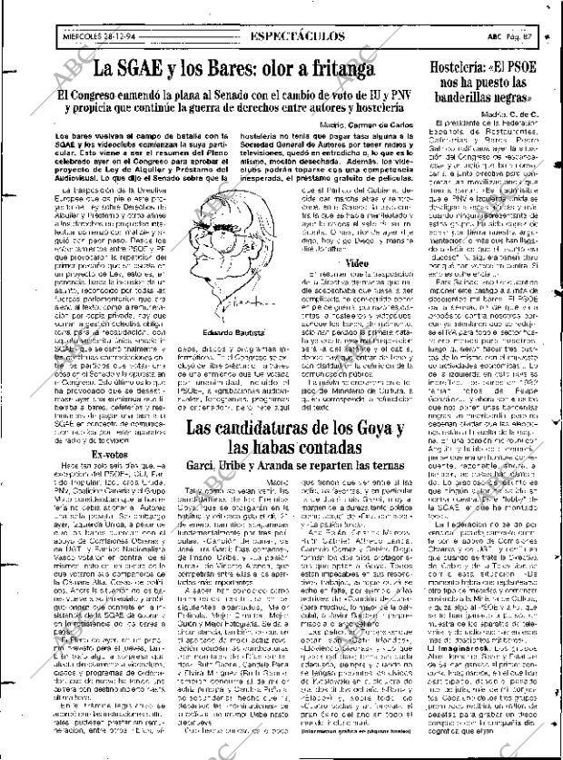 ABC MADRID 28-12-1994 página 87