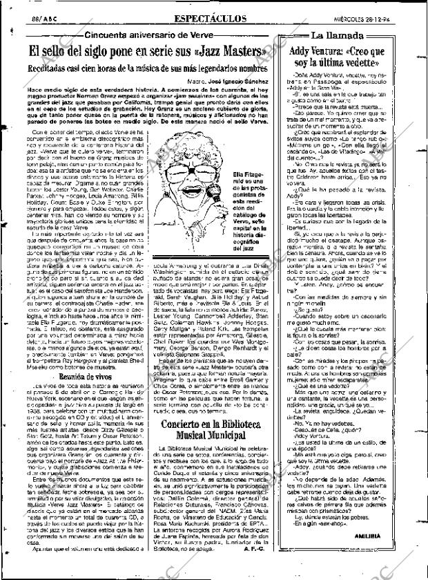 ABC MADRID 28-12-1994 página 88