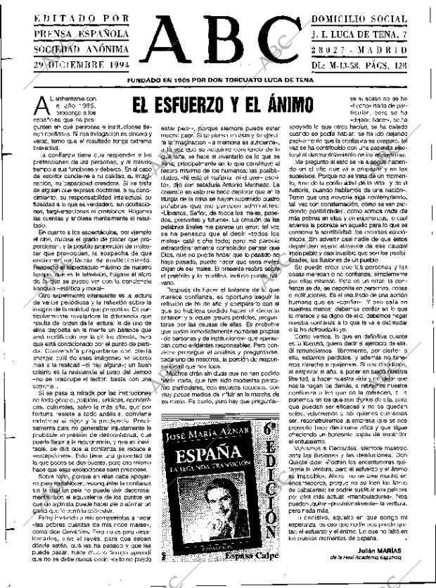 ABC MADRID 29-12-1994 página 3