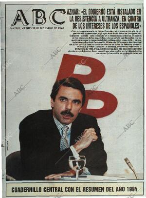 ABC MADRID 30-12-1994 página 1