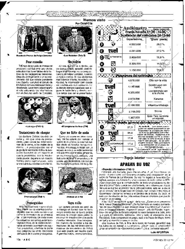 ABC MADRID 30-12-1994 página 156