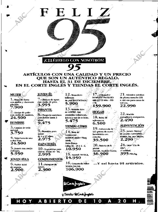 ABC MADRID 31-12-1994 página 128