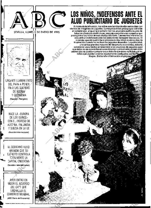 ABC SEVILLA 02-01-1995 página 1