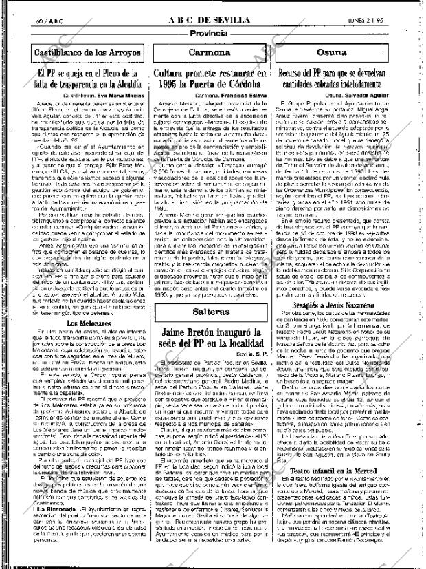 ABC SEVILLA 02-01-1995 página 60