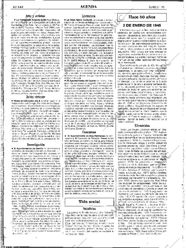 ABC SEVILLA 02-01-1995 página 62