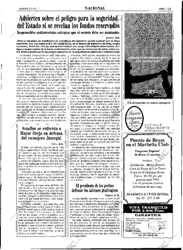 ABC SEVILLA 03-01-1995 página 23