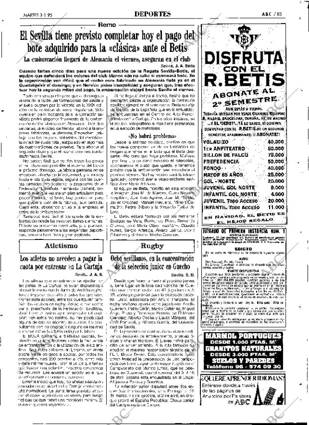 ABC SEVILLA 03-01-1995 página 83