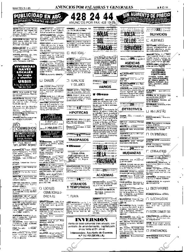 ABC SEVILLA 03-01-1995 página 91