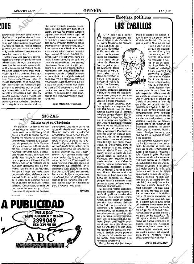 ABC MADRID 04-01-1995 página 17