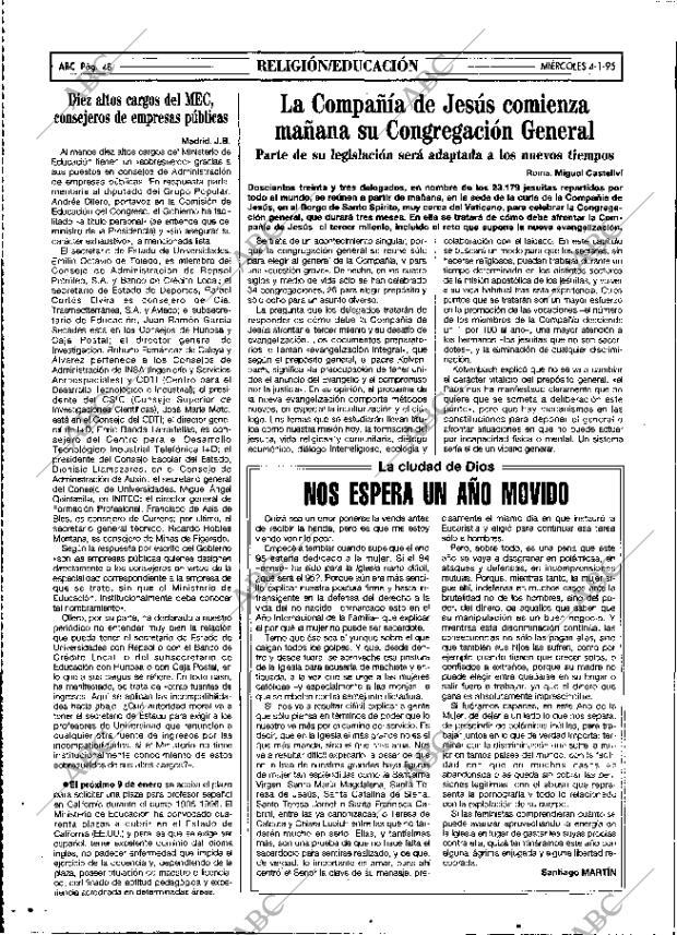 ABC MADRID 04-01-1995 página 48