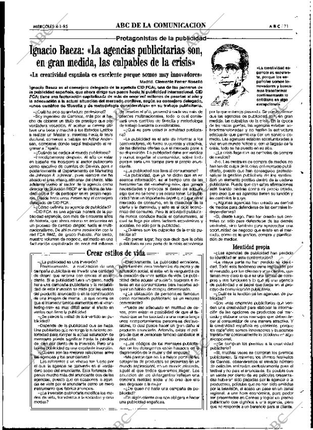 ABC MADRID 04-01-1995 página 71