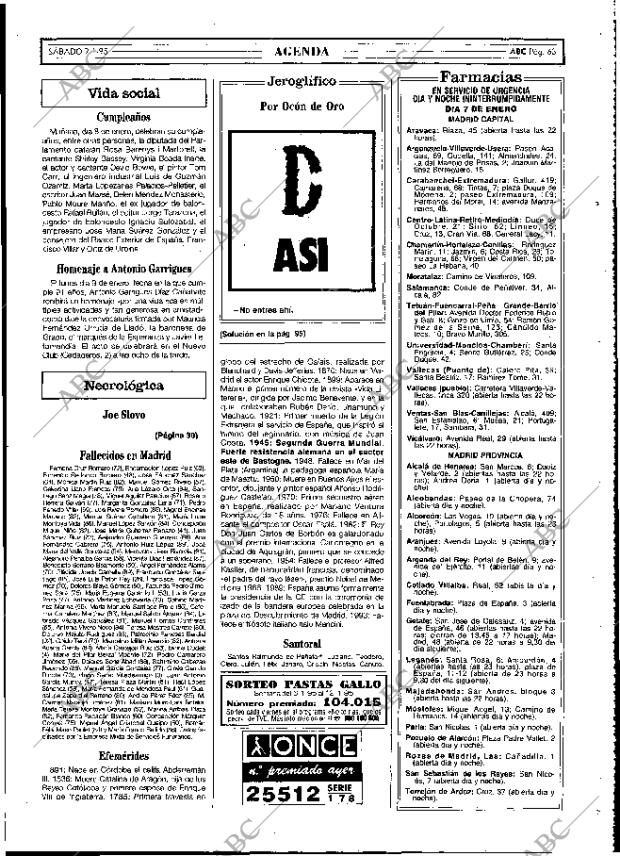 ABC MADRID 07-01-1995 página 63