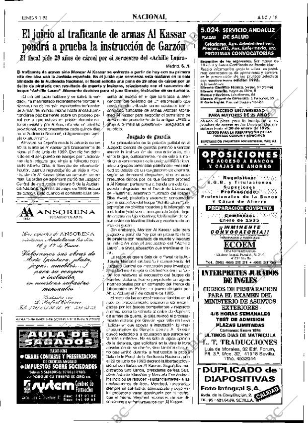 ABC SEVILLA 09-01-1995 página 19