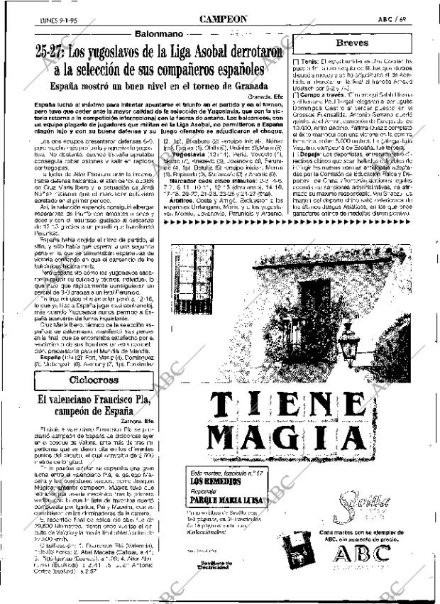ABC SEVILLA 09-01-1995 página 69