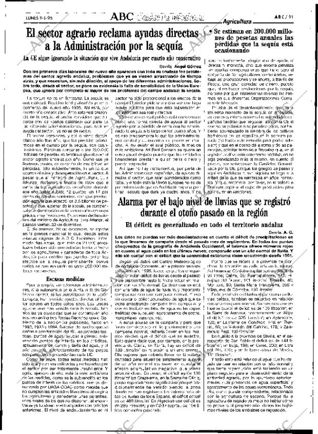 ABC SEVILLA 09-01-1995 página 91
