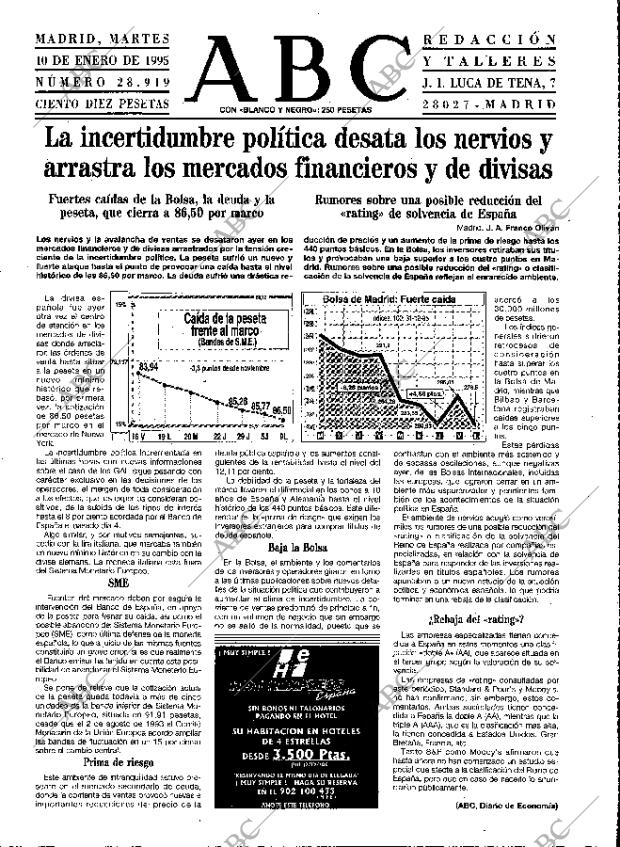 ABC MADRID 10-01-1995 página 21