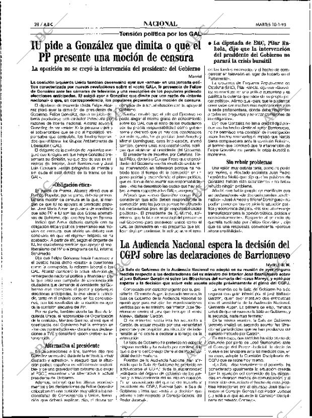 ABC MADRID 10-01-1995 página 28