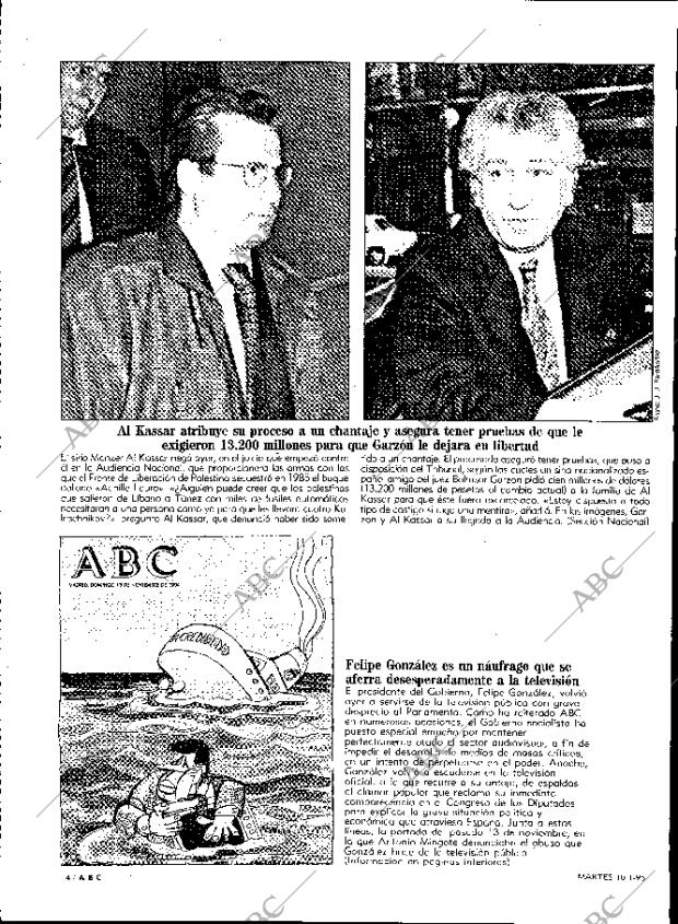 ABC MADRID 10-01-1995 página 4