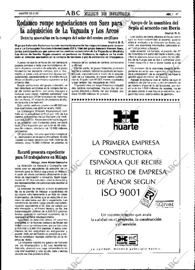 ABC MADRID 10-01-1995 página 47