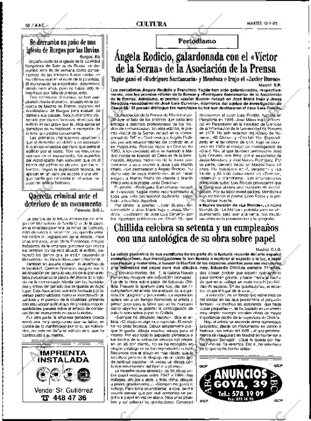 ABC MADRID 10-01-1995 página 58