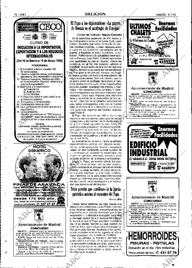 ABC MADRID 10-01-1995 página 78