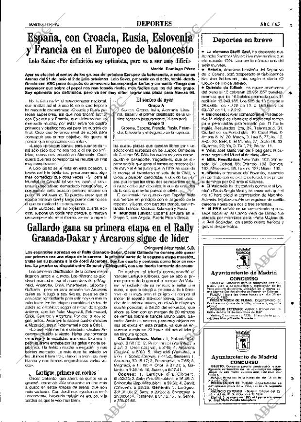 ABC MADRID 10-01-1995 página 85