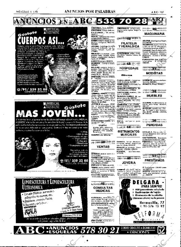 ABC MADRID 11-01-1995 página 107