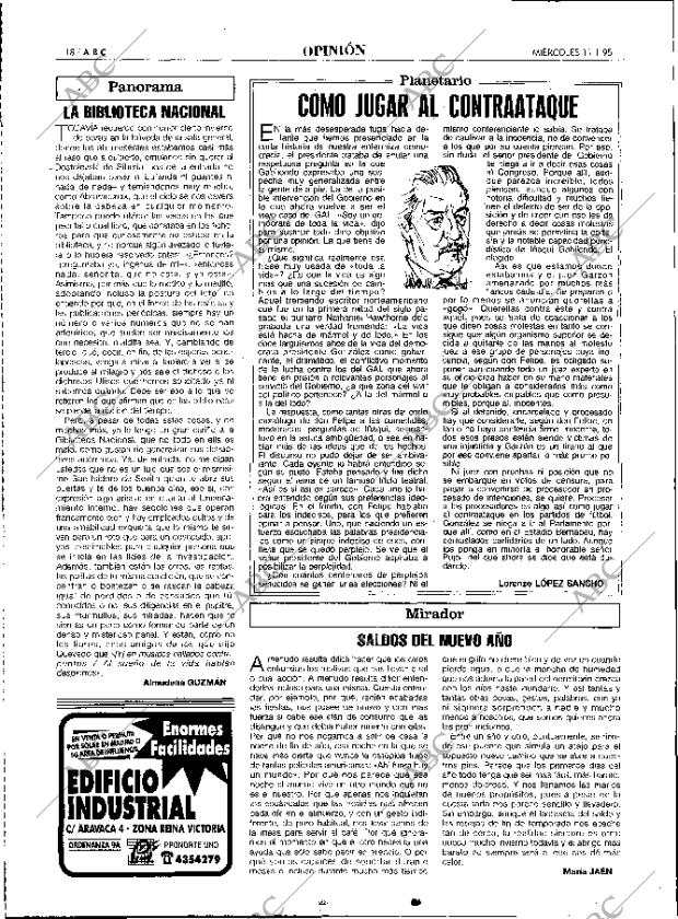 ABC MADRID 11-01-1995 página 18