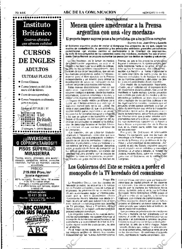 ABC MADRID 11-01-1995 página 70