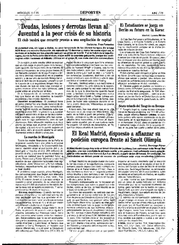 ABC MADRID 11-01-1995 página 75