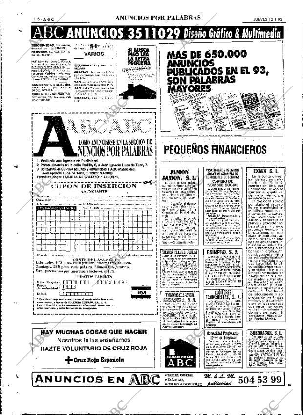 ABC MADRID 12-01-1995 página 116