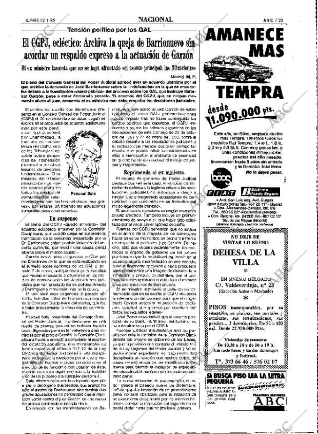 ABC MADRID 12-01-1995 página 23