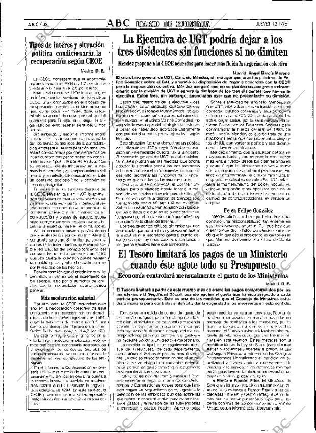 ABC MADRID 12-01-1995 página 38