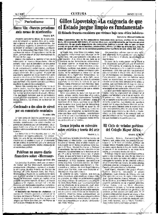 ABC MADRID 12-01-1995 página 50