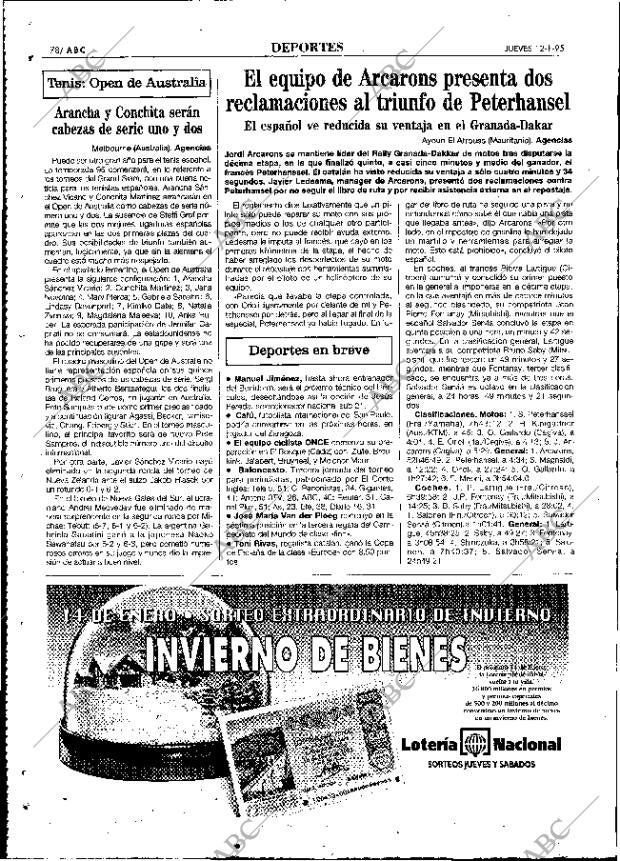 ABC MADRID 12-01-1995 página 78