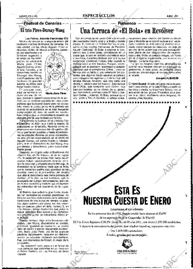 ABC MADRID 12-01-1995 página 81