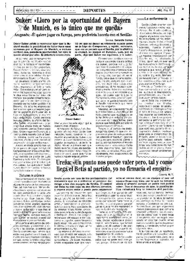 ABC SEVILLA 18-01-1995 página 81