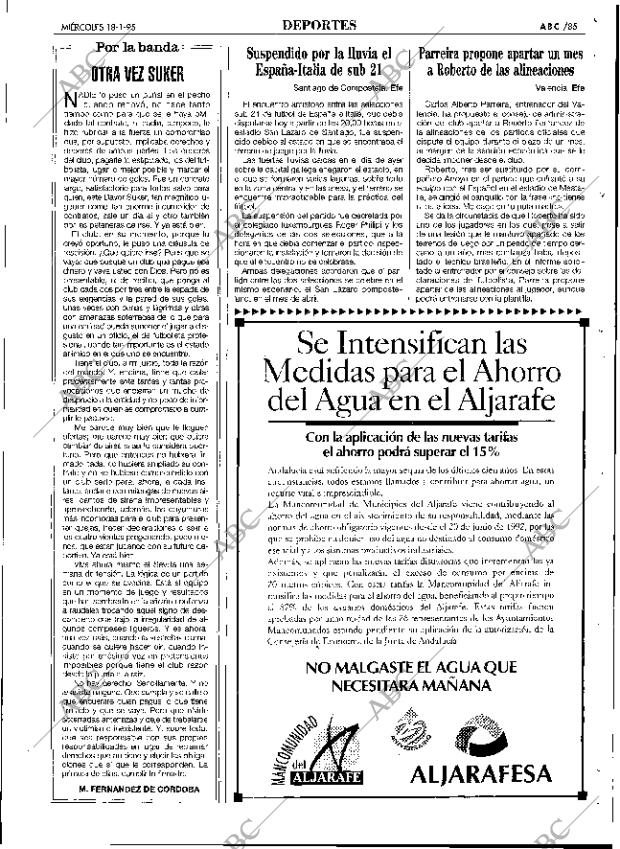 ABC SEVILLA 18-01-1995 página 85