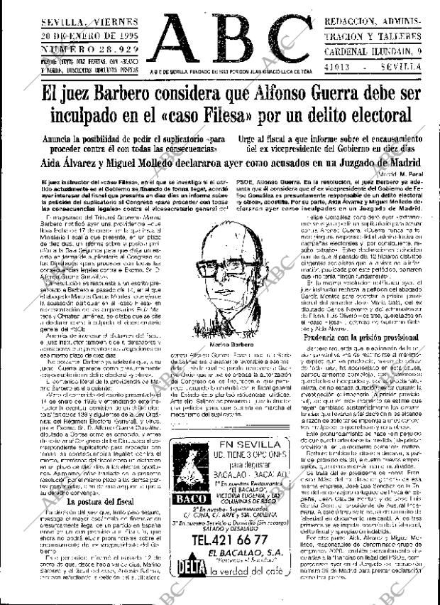 ABC SEVILLA 20-01-1995 página 15