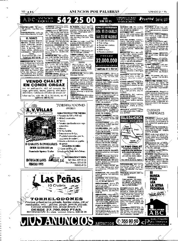 ABC MADRID 21-01-1995 página 102