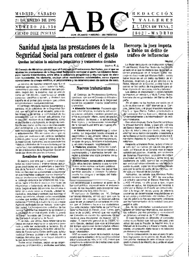 ABC MADRID 21-01-1995 página 15