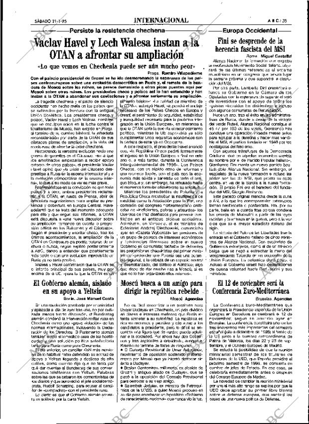 ABC MADRID 21-01-1995 página 35