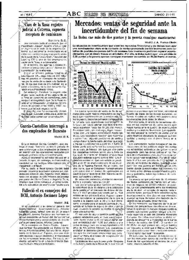 ABC MADRID 21-01-1995 página 40