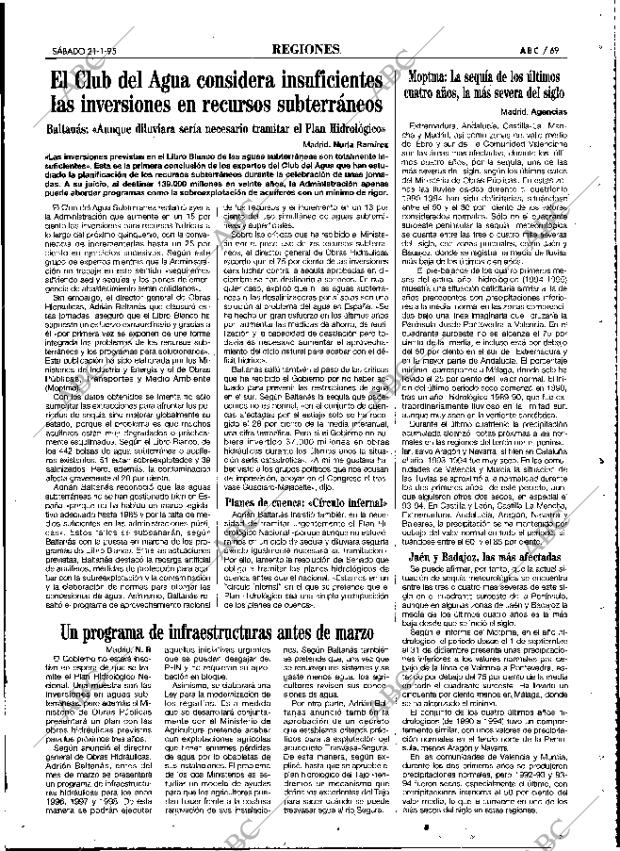 ABC MADRID 21-01-1995 página 69