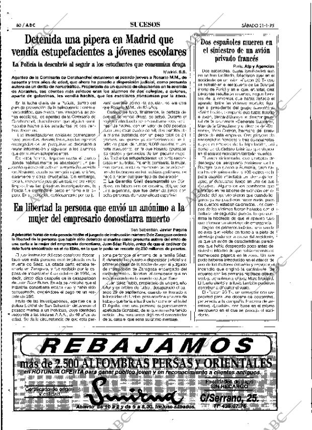 ABC MADRID 21-01-1995 página 80