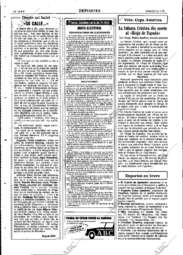 ABC MADRID 21-01-1995 página 82