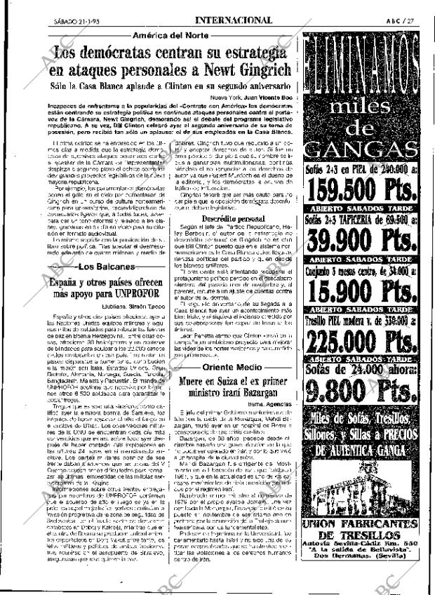 ABC SEVILLA 21-01-1995 página 27